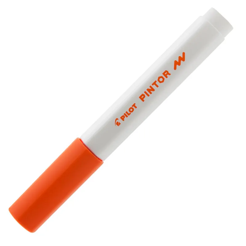 Pincel marcador Pintor ponta fina 1.0mm - laranja - Pilot