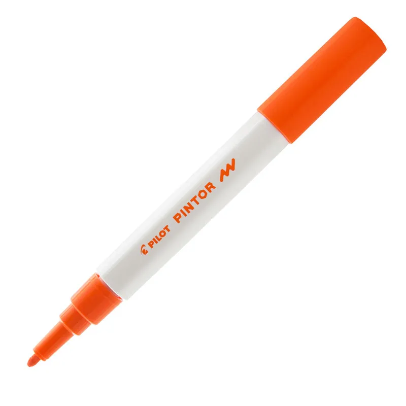 Pincel marcador Pintor ponta fina 1.0mm - laranja - Pilot