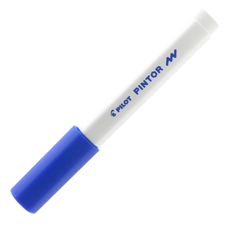 Pincel marcador Pintor ponta fina 1.0mm - azul - Pilot