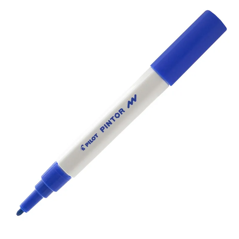 Pincel marcador Pintor ponta fina 1.0mm - azul - Pilot