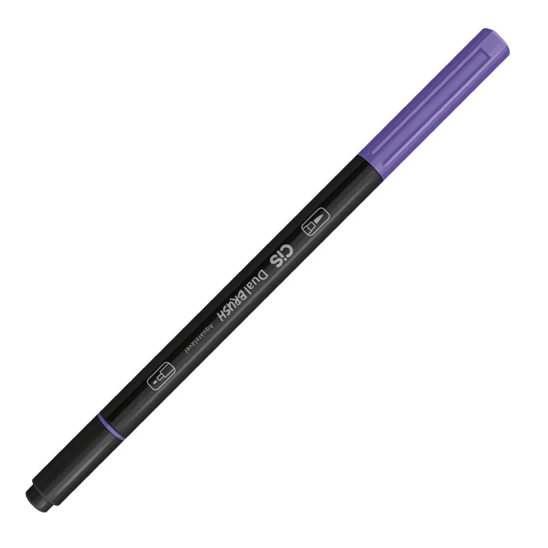 Caneta Pincel dual Brush Aquarelável - (36) - Violeta - Cis