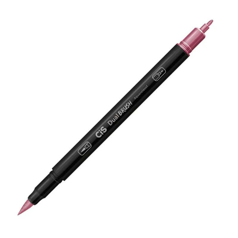 Caneta Pincel dual Brush Aquarelável - (14) - Bordô - Cis