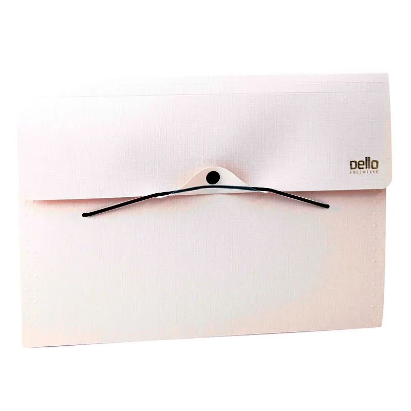 Pasta sanfonada A4 com 12 divisórias executive - cristal - 6094.H - Dello