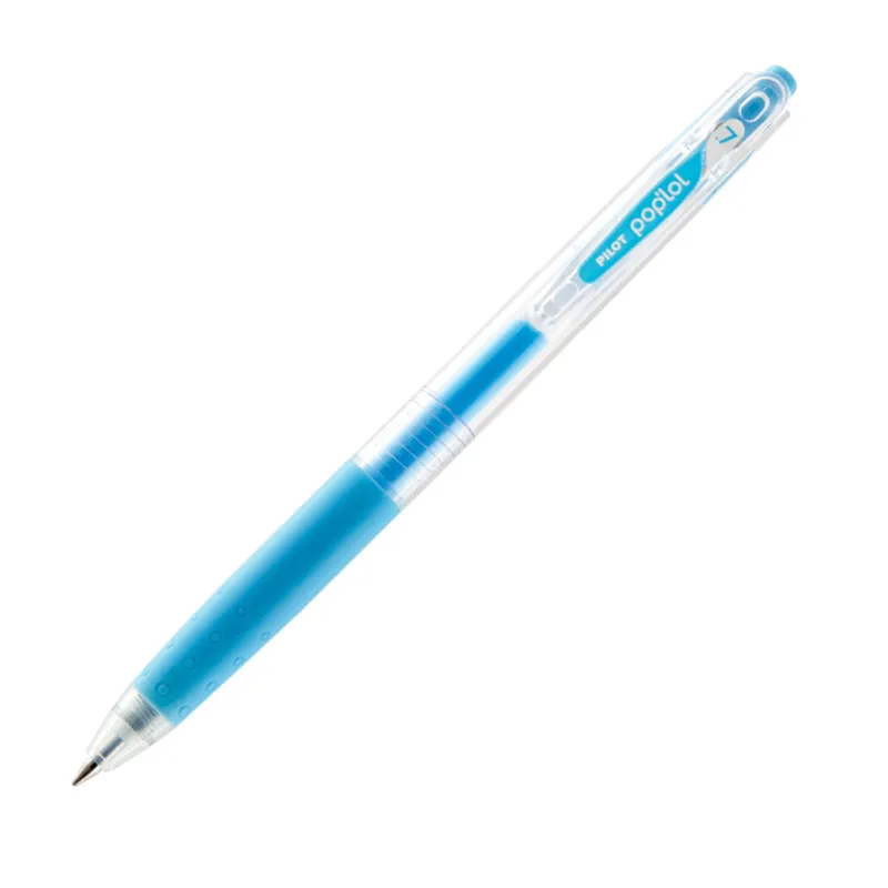 Caneta esferográfica Poplol retrátil 0.7 BLPL7PL Azul Pastel - Pilot