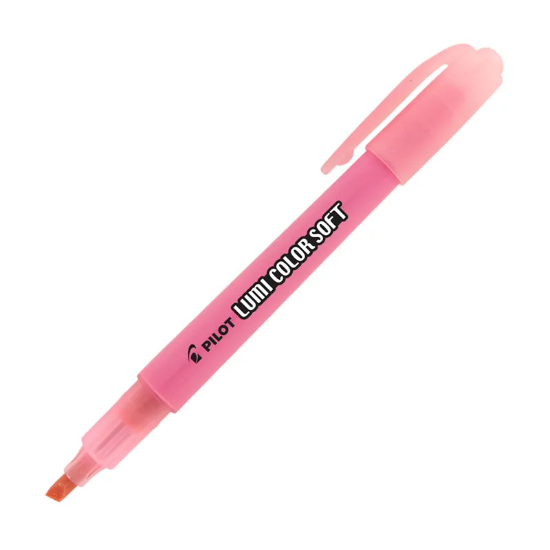 Pincel marca texto Lumi Color Soft - Rosa Pastel - Pilot