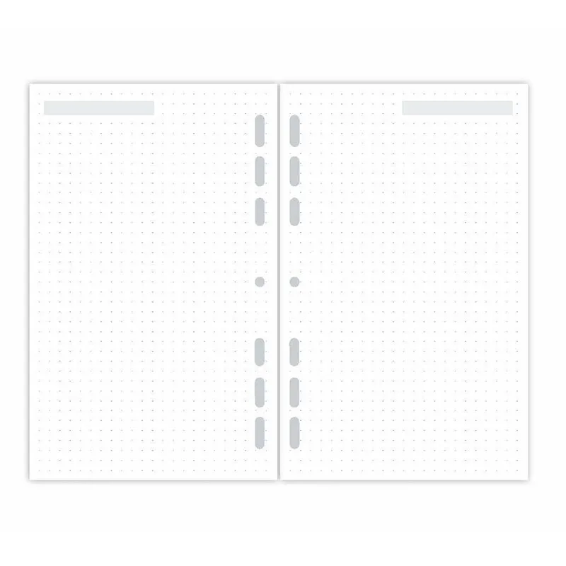 Bloco refil planner Maxi pautado pontilhado - 30 folhas - 4874-7 - Ótima