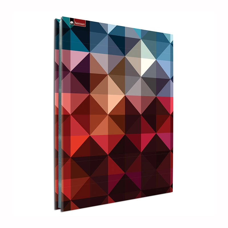 Pasta catálogo ofício 0187-8 abstrato com 25 plásticos - Hemon