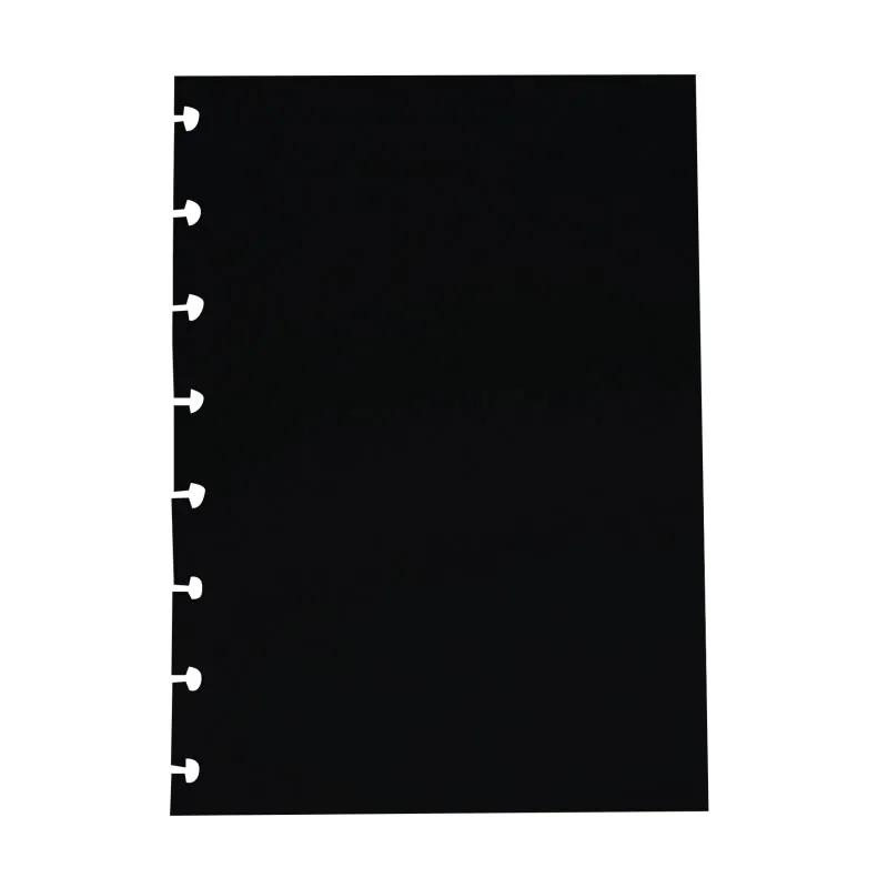 Bloco refil A5 color plus preto 180g com 10 folhas - CIRA2009 - Caderno Inteligente