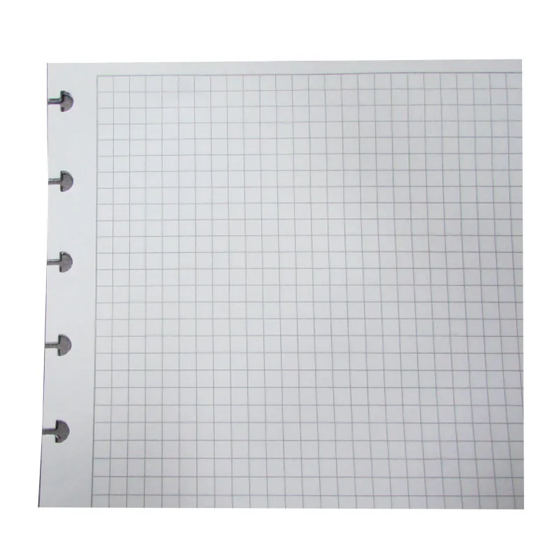 Bloco refil A5 quadriculado branco 90g com 50 folhas - CIRA2006 - Caderno Inteligente