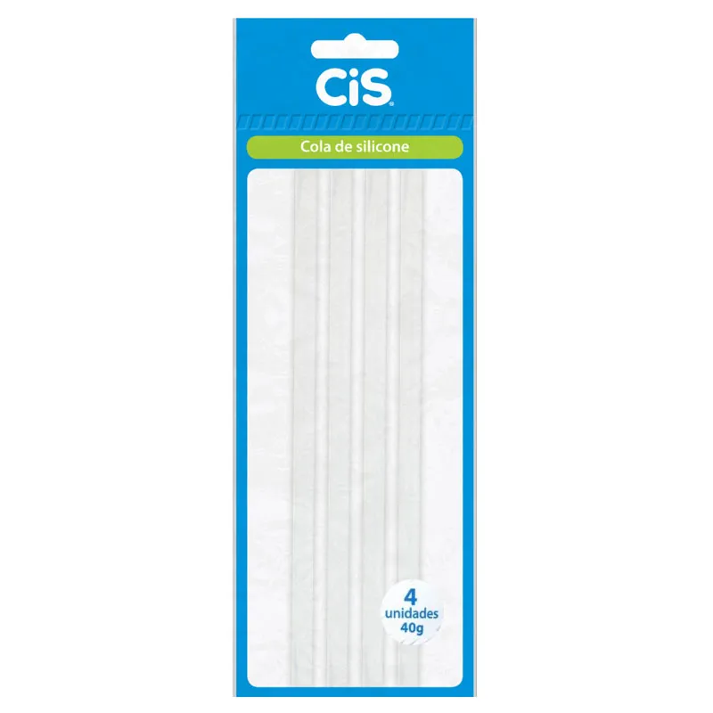 Cola quente para pistola grossa com 4 unidades - Cis