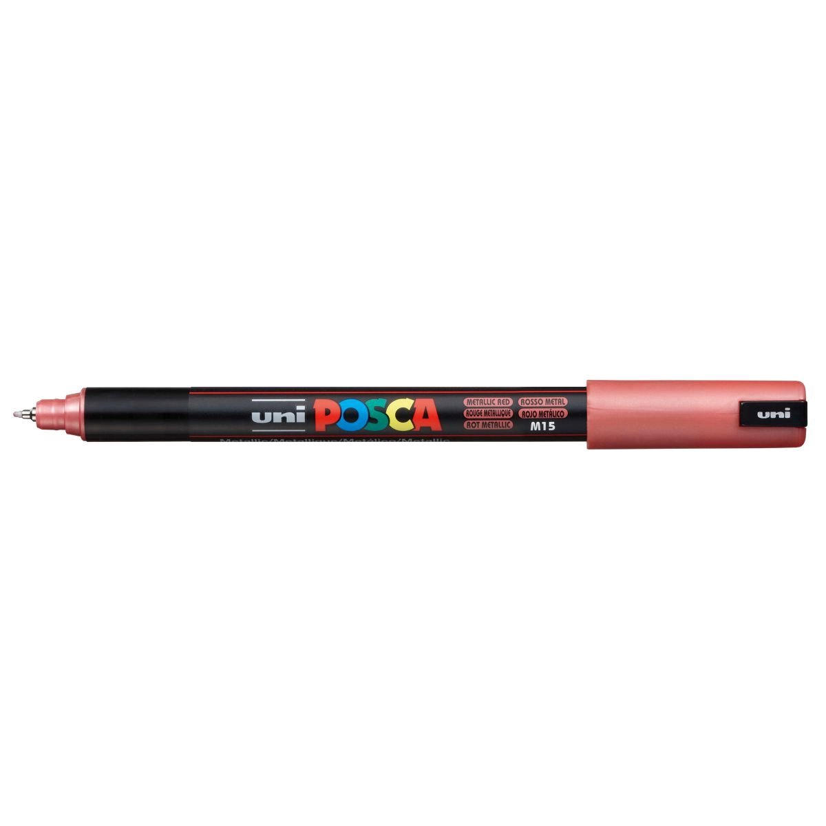 Caneta Posca PC-1MR - Vermelho Metálico - Uni-Ball
