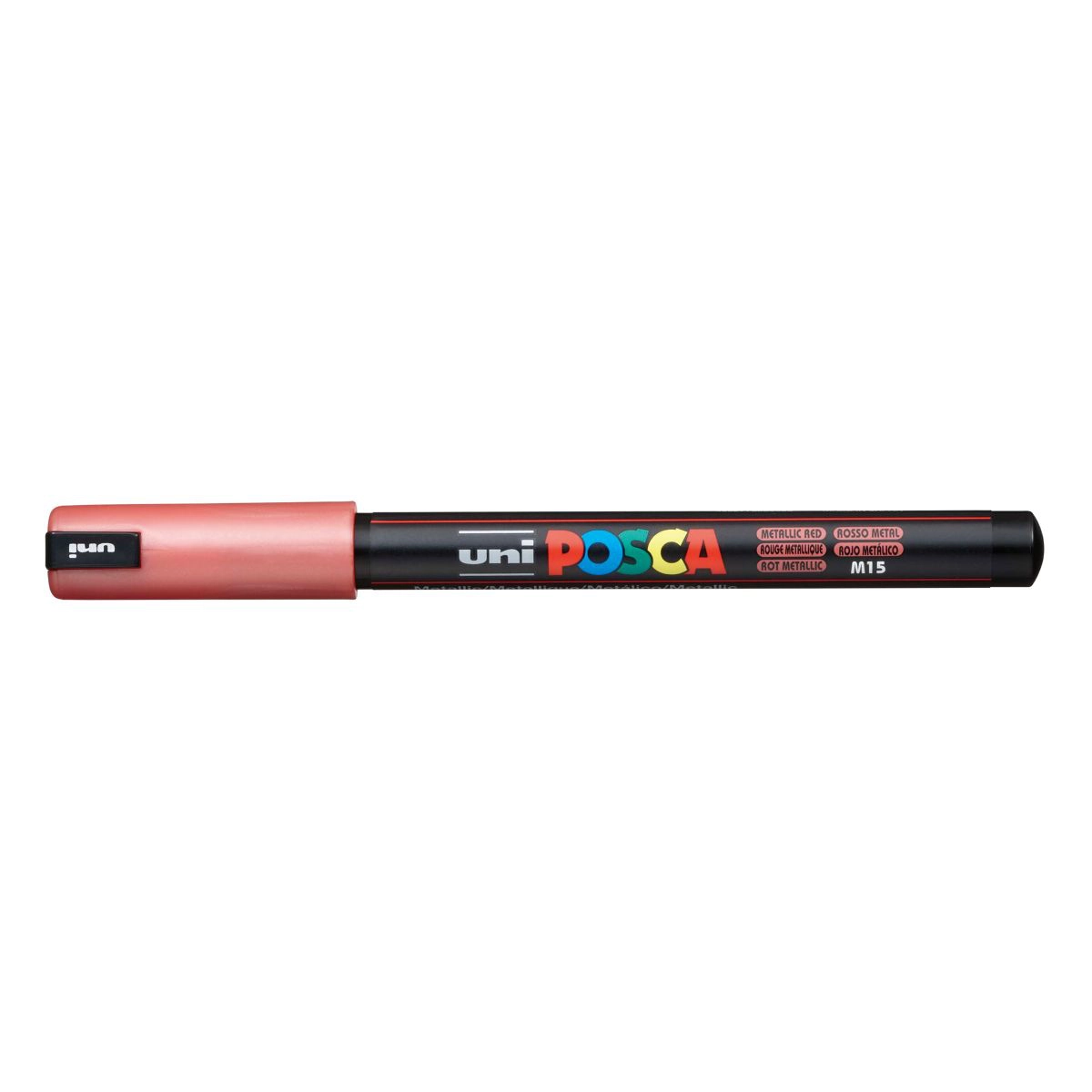 Caneta Posca PC-1MR - Vermelho Metálico - Uni-Ball