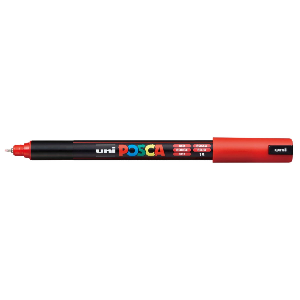 Caneta Posca PC-1MR - Vermelho - Uni-Ball