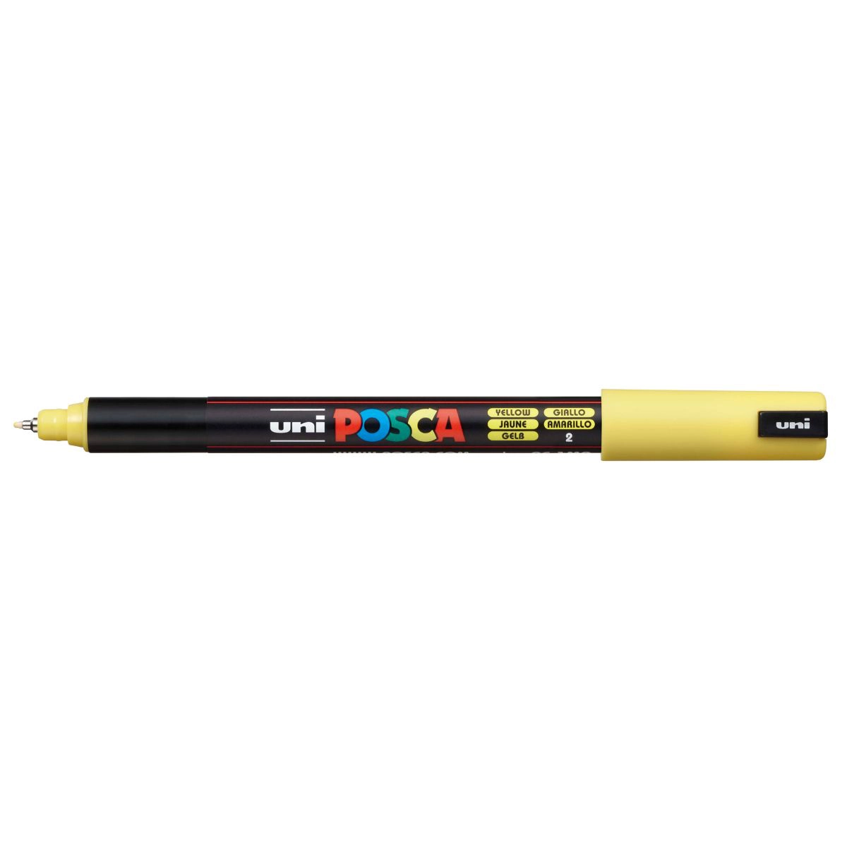 Caneta Posca PC-1MR - Amarelo - Uni-Ball