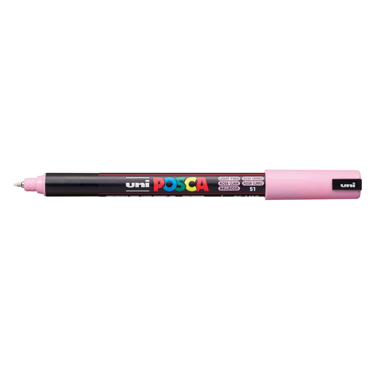 Caneta Posca PC-1MR - Rosa Claro - Uni-Ball