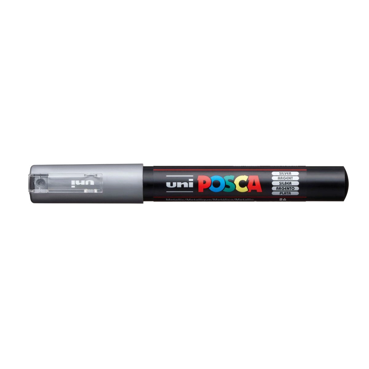 Caneta Posca PC-1M - Prata - Uni-Ball