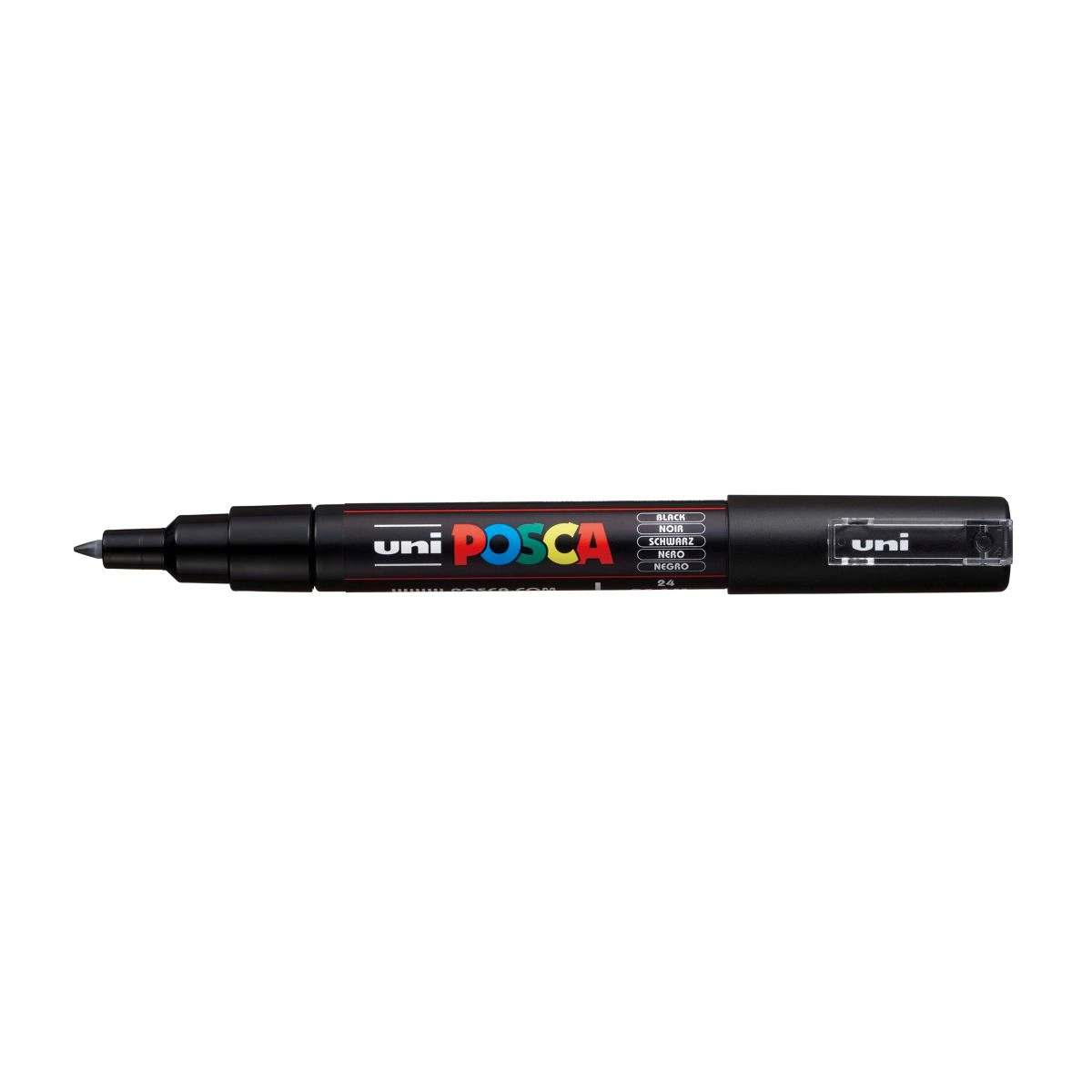 Caneta Posca PC-1M - Preto - Uni-Ball