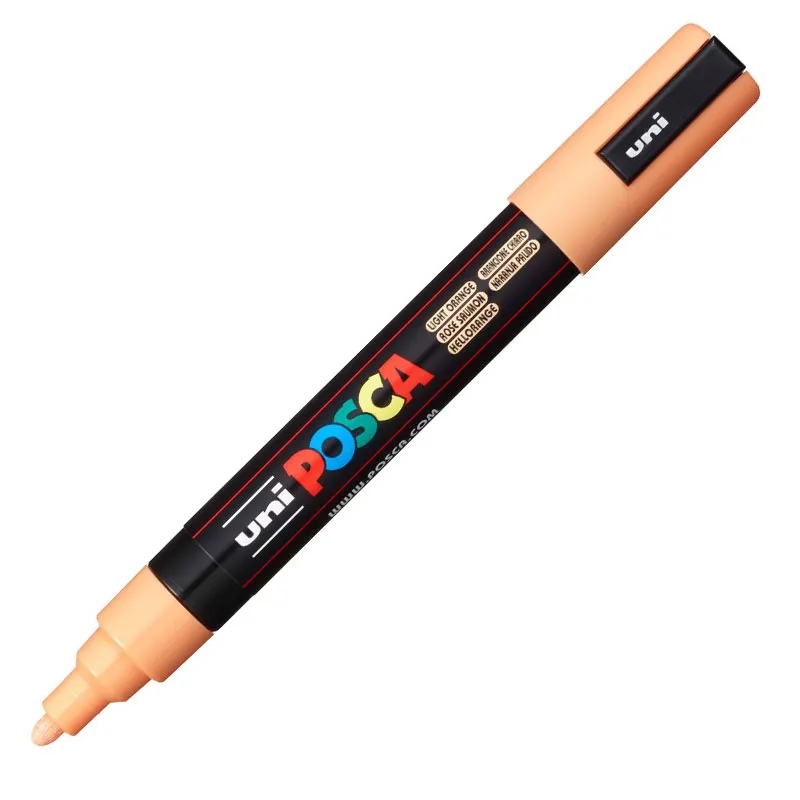 Caneta Posca PC-5M - Laranja Claro - Uni-Ball