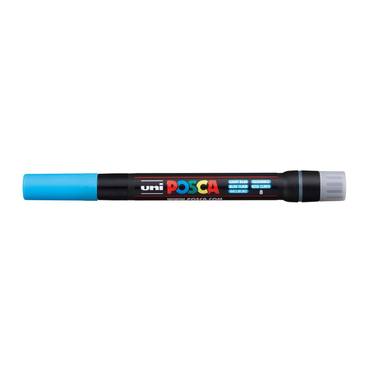 Caneta Posca Brush PCF-350 - azul claro - Uni-Ball