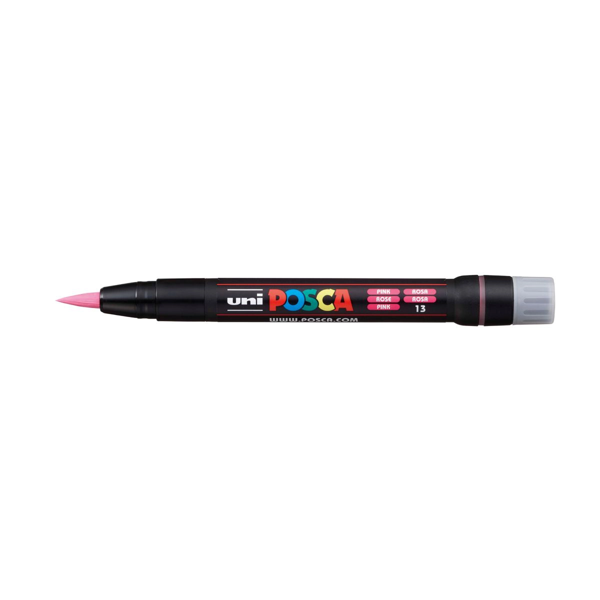 Caneta Posca Brush PCF-350 - Rosa - uni-ball