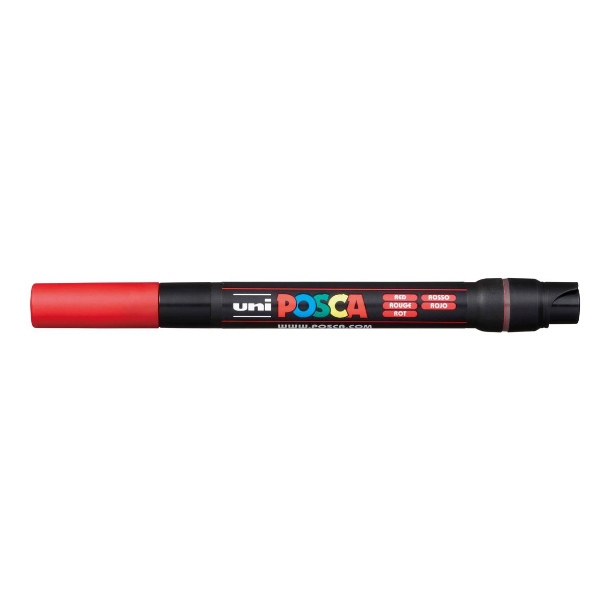 Caneta Posca Brush PCF-350 - vermelho - Uni-Ball