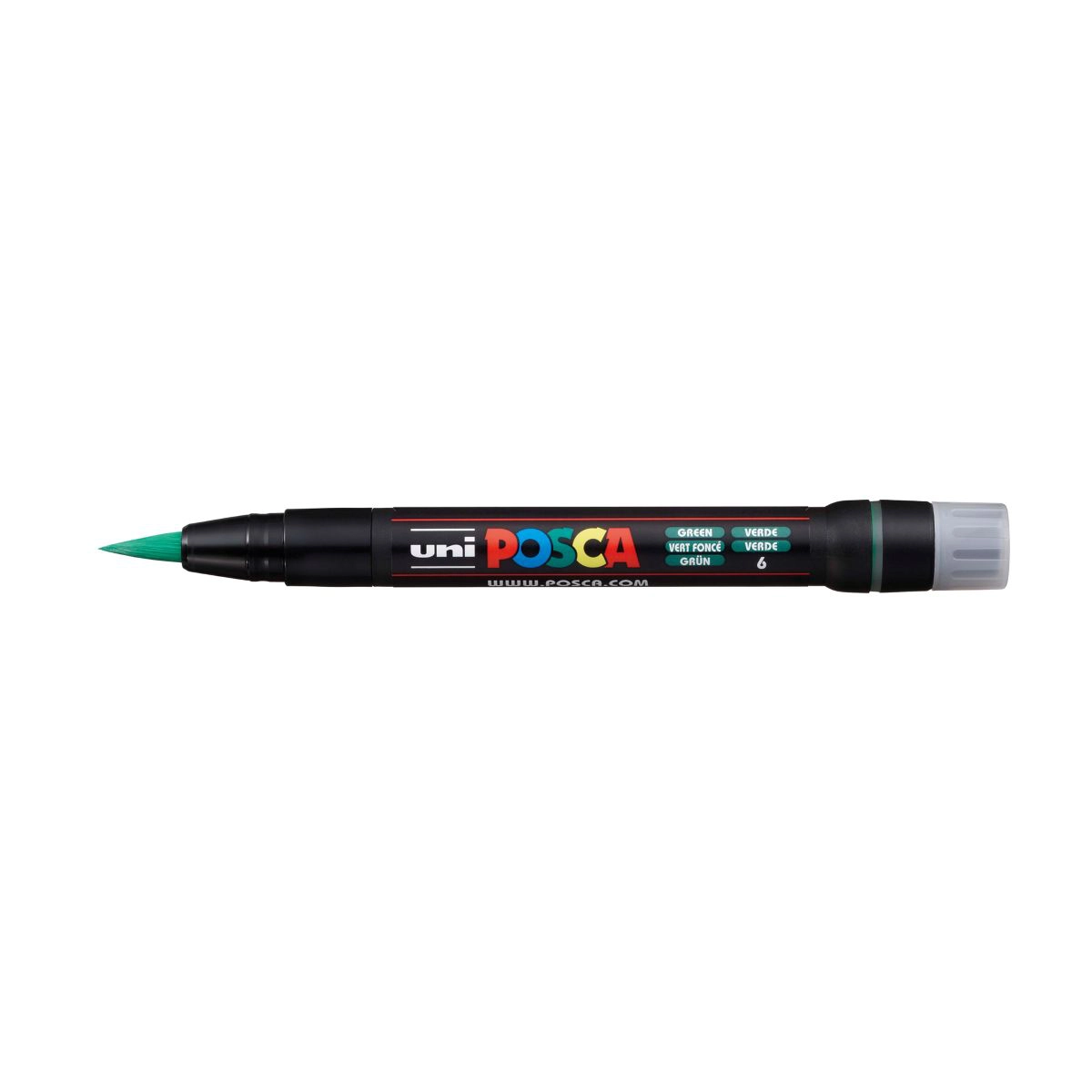 Caneta Posca Brush PCF-350 - verde - Uni-Ball