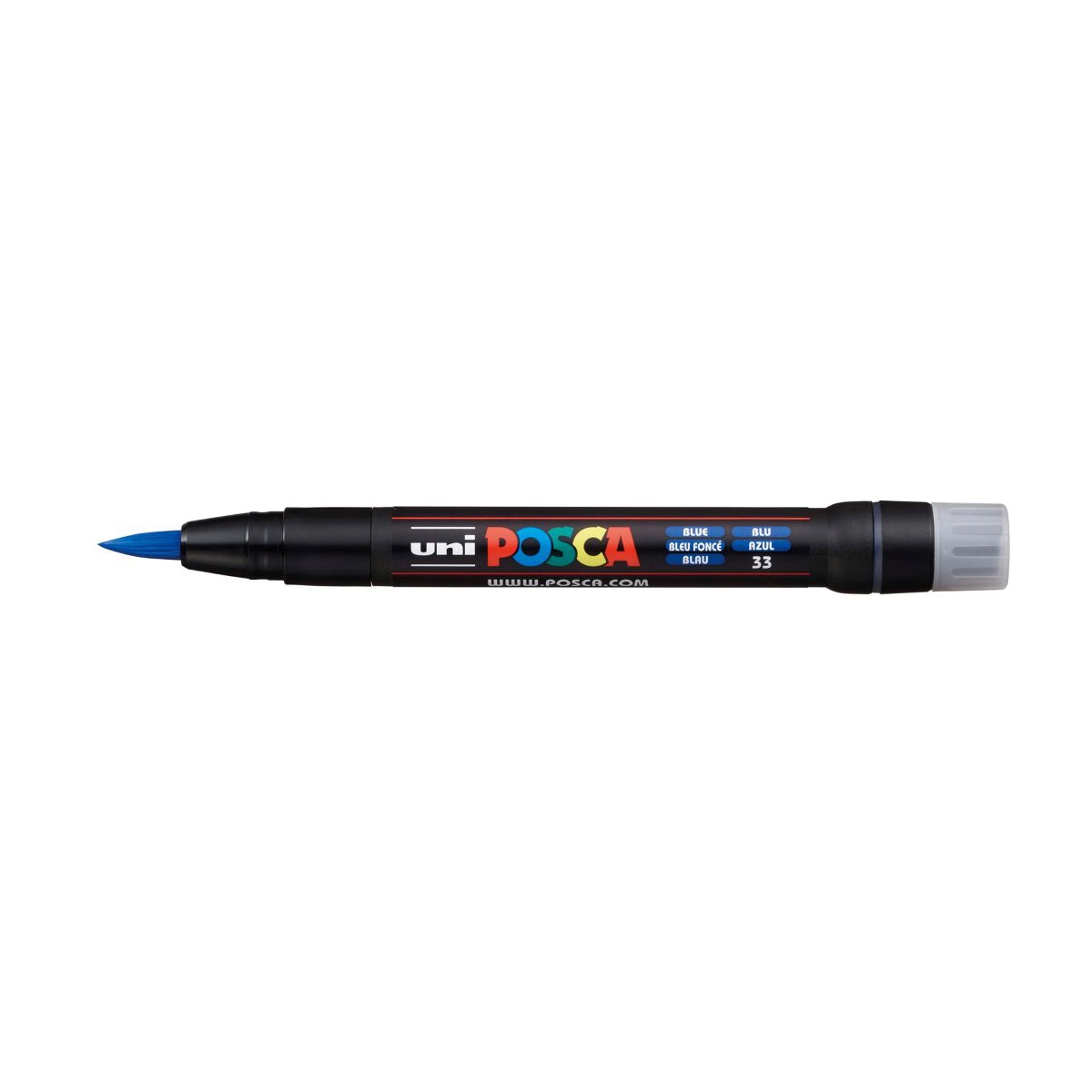 Caneta Posca Brush PCF-350 - azul - Uni-Ball