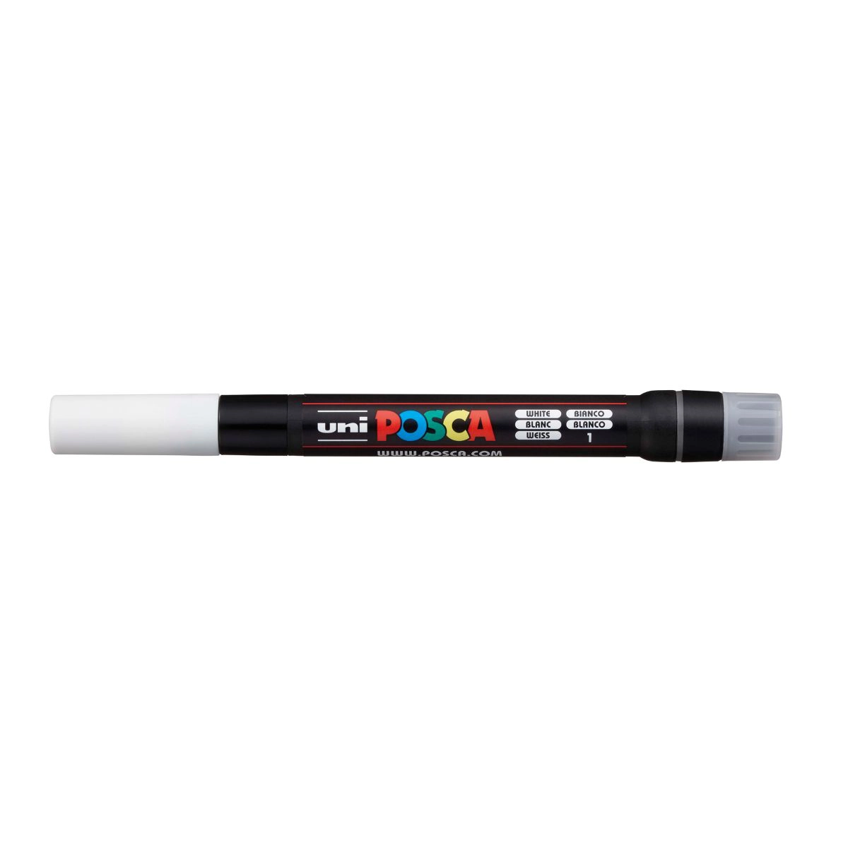 Caneta Posca Brush PCF-350 - branco - Uni-Ball
