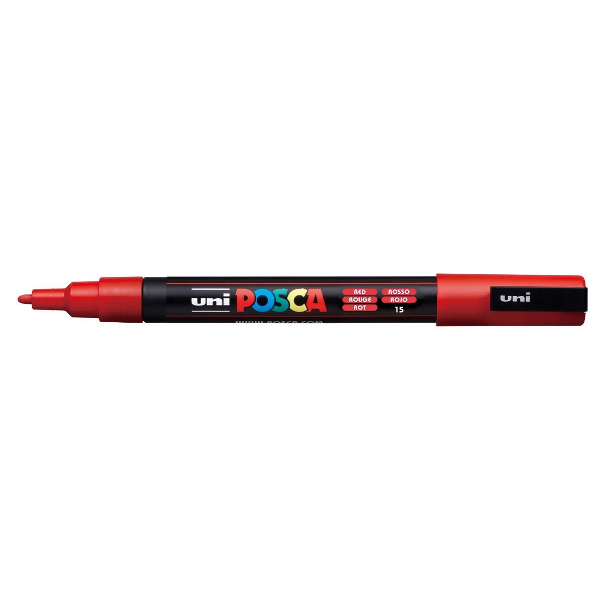 Caneta Posca PC-3M - Vermelho - Uni-Ball