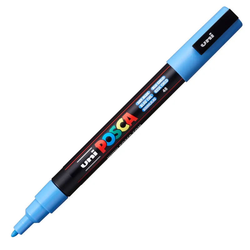 Caneta Posca PC-3M - Azul Céu- Uni-Ball