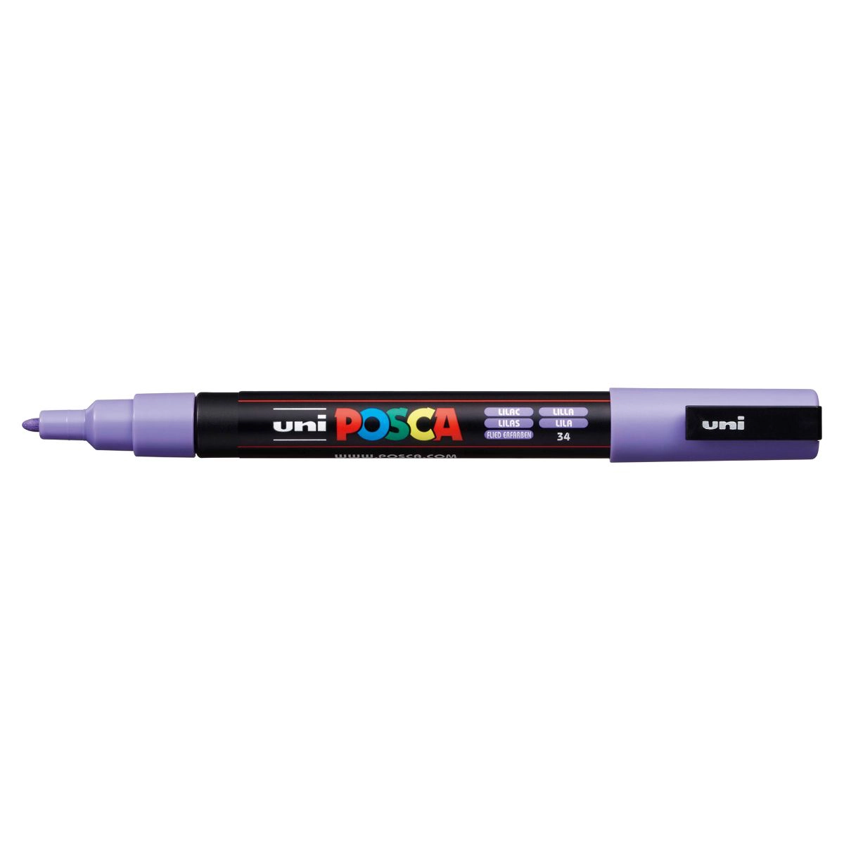 Caneta Posca PC-3M - Lilás - Uni-Ball