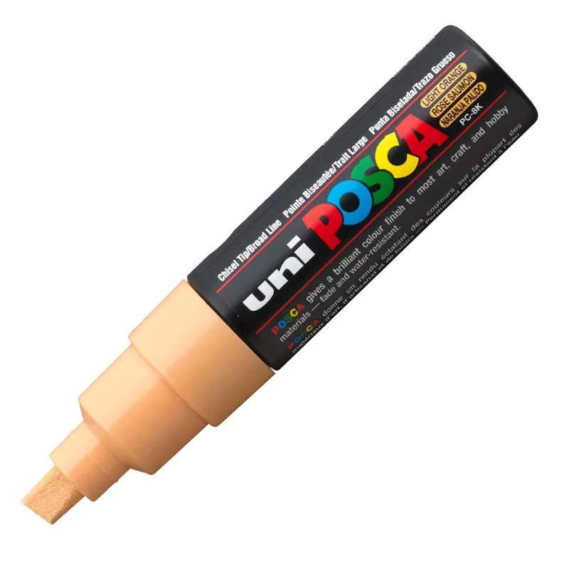 Caneta Posca PC-8K - Laranja Claro - Uni-Ball