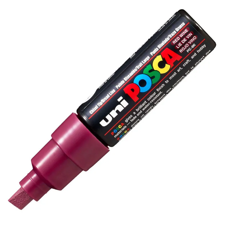 Caneta Posca PC-8K - Vinho - Uni-Ball