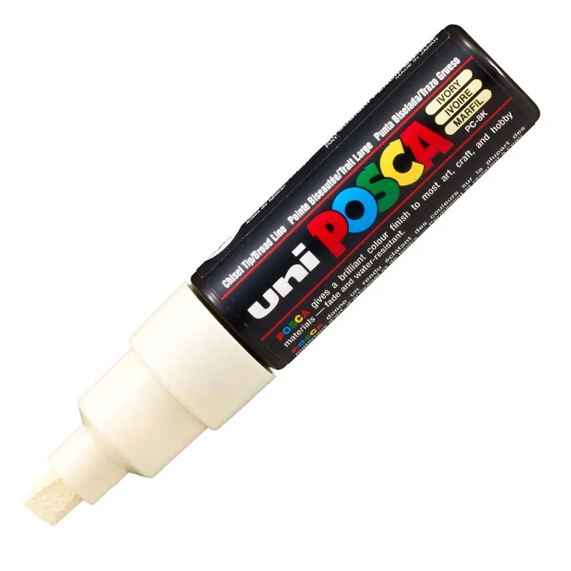 Caneta Posca PC-8K - Marfim - Uni-Ball