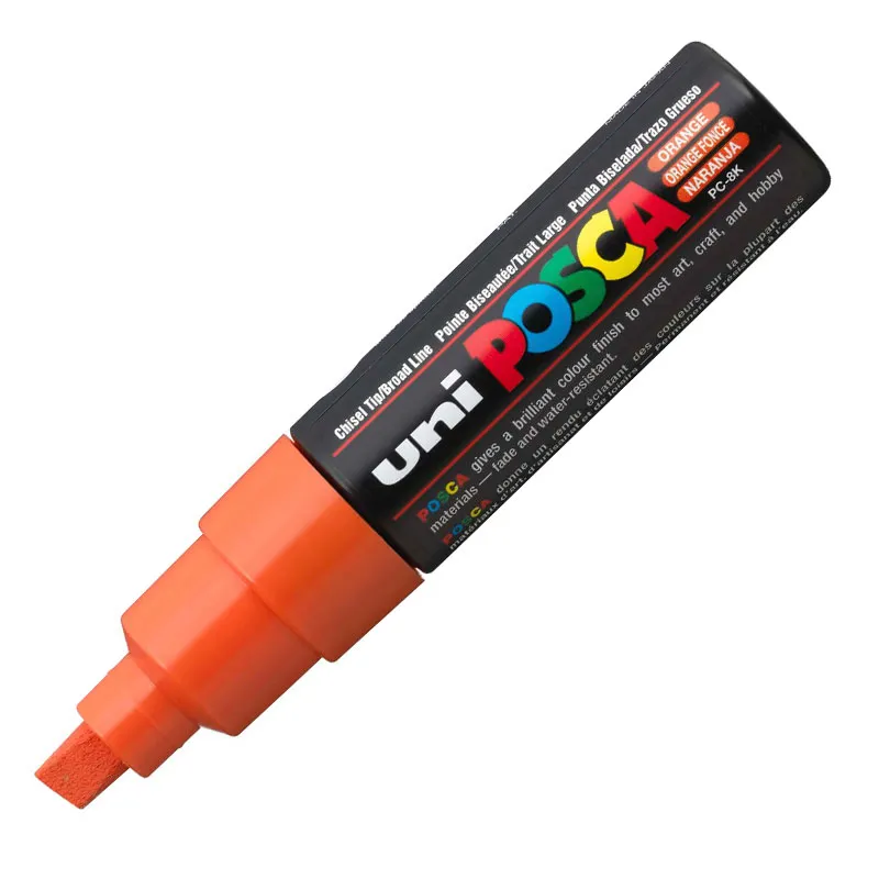 Caneta Posca PC-8K - Laranja - Uni-Ball