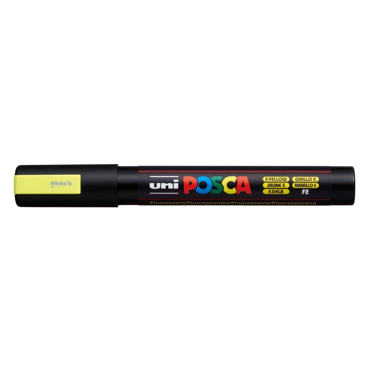 Caneta Posca PC-5M - Amarelo Fluorescente - Uni-Ball