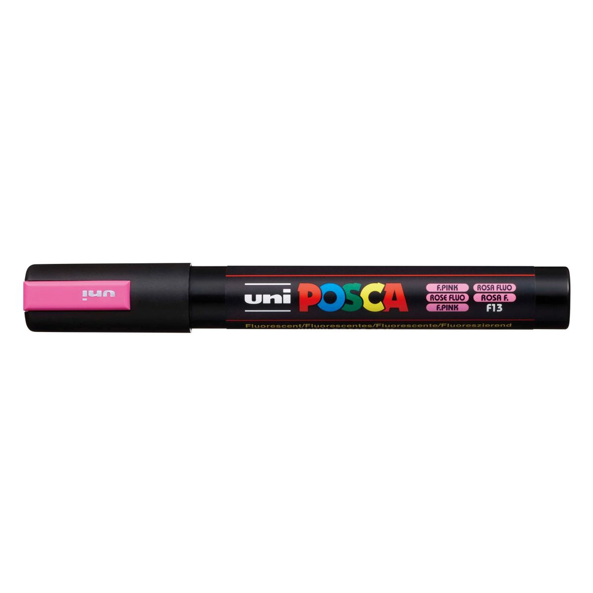 Caneta Posca PC-5M - Rosa Fluorescente - Uni-Ball