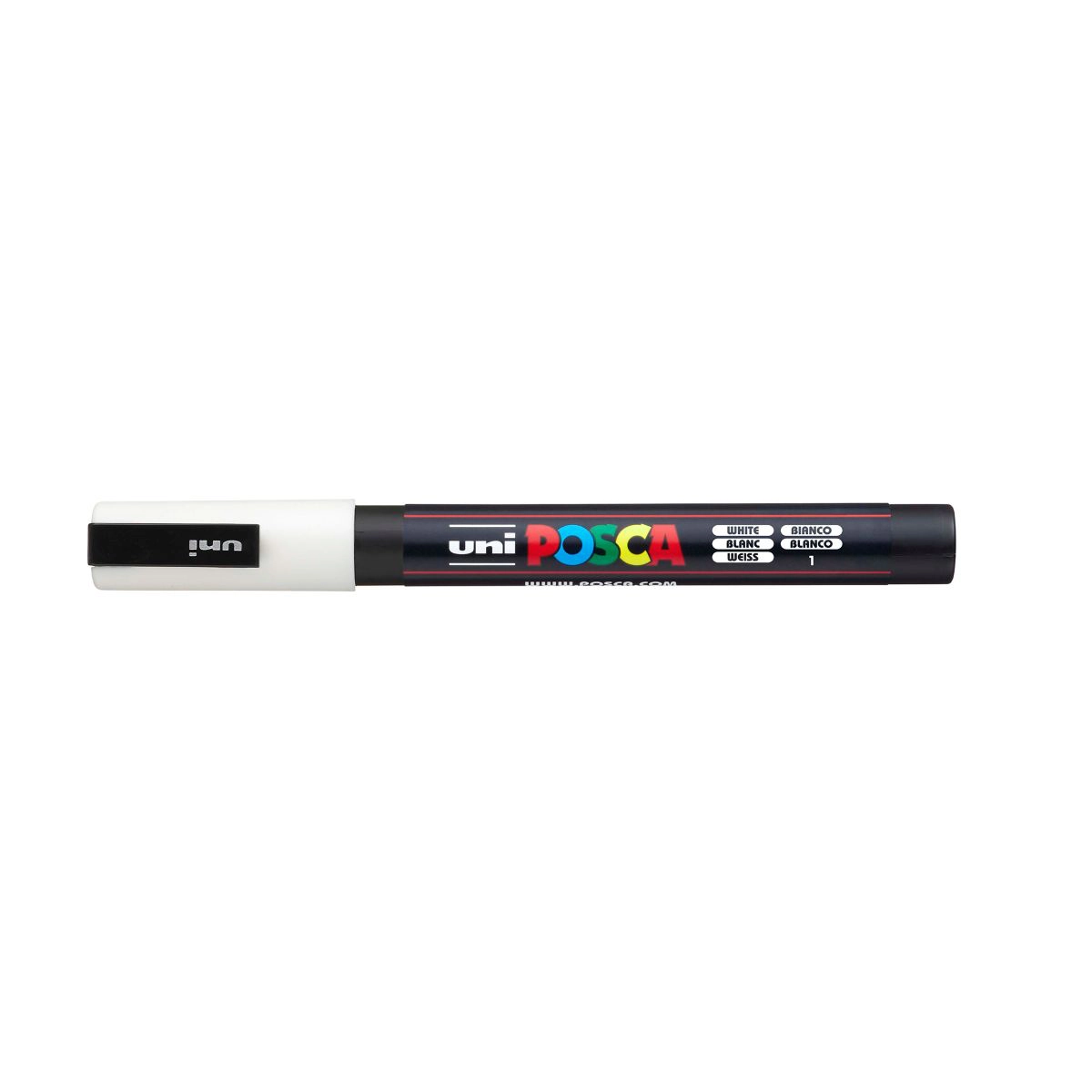 Caneta Posca PC-3M - Branco - Uni-Ball