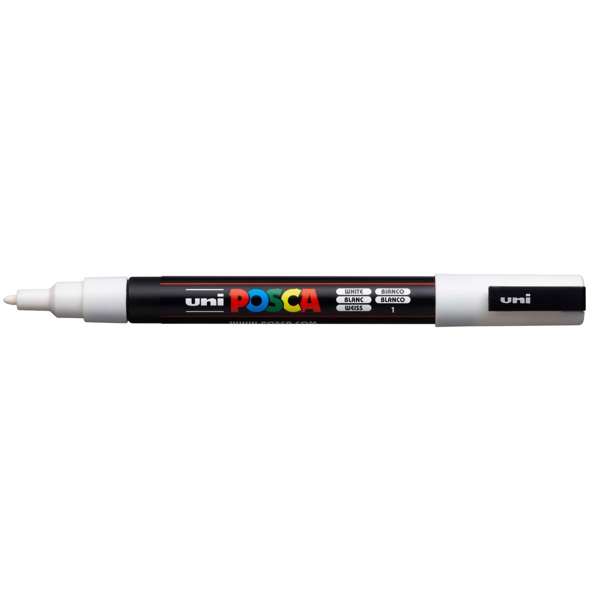 Caneta Posca PC-3M - Branco - Uni-Ball