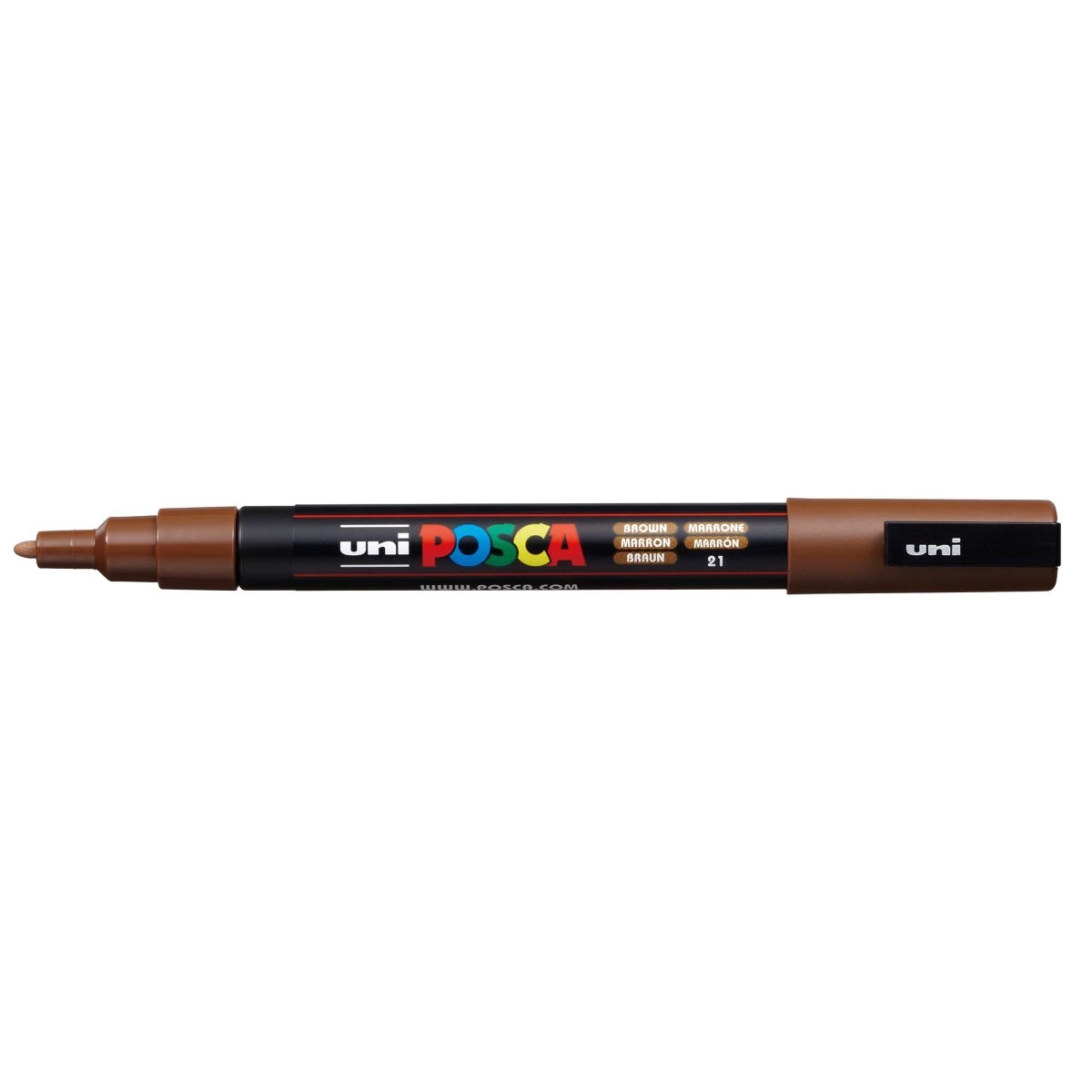 Caneta Posca PC-3M - Marrom - Uni-Ball