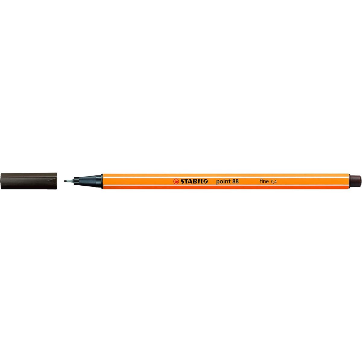 Caneta hidrográfica Fine Point 88/65 - Marrom Uber - Stabilo