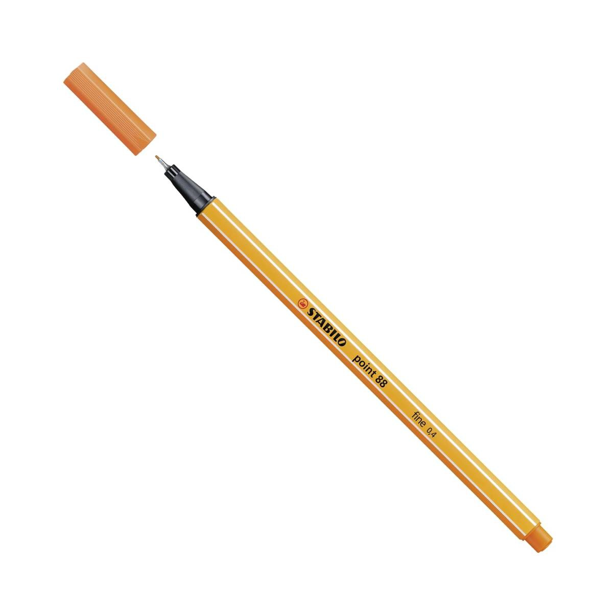 Caneta hidrográfica Fine Point 88/30 - Laranja Palha - Stabilo