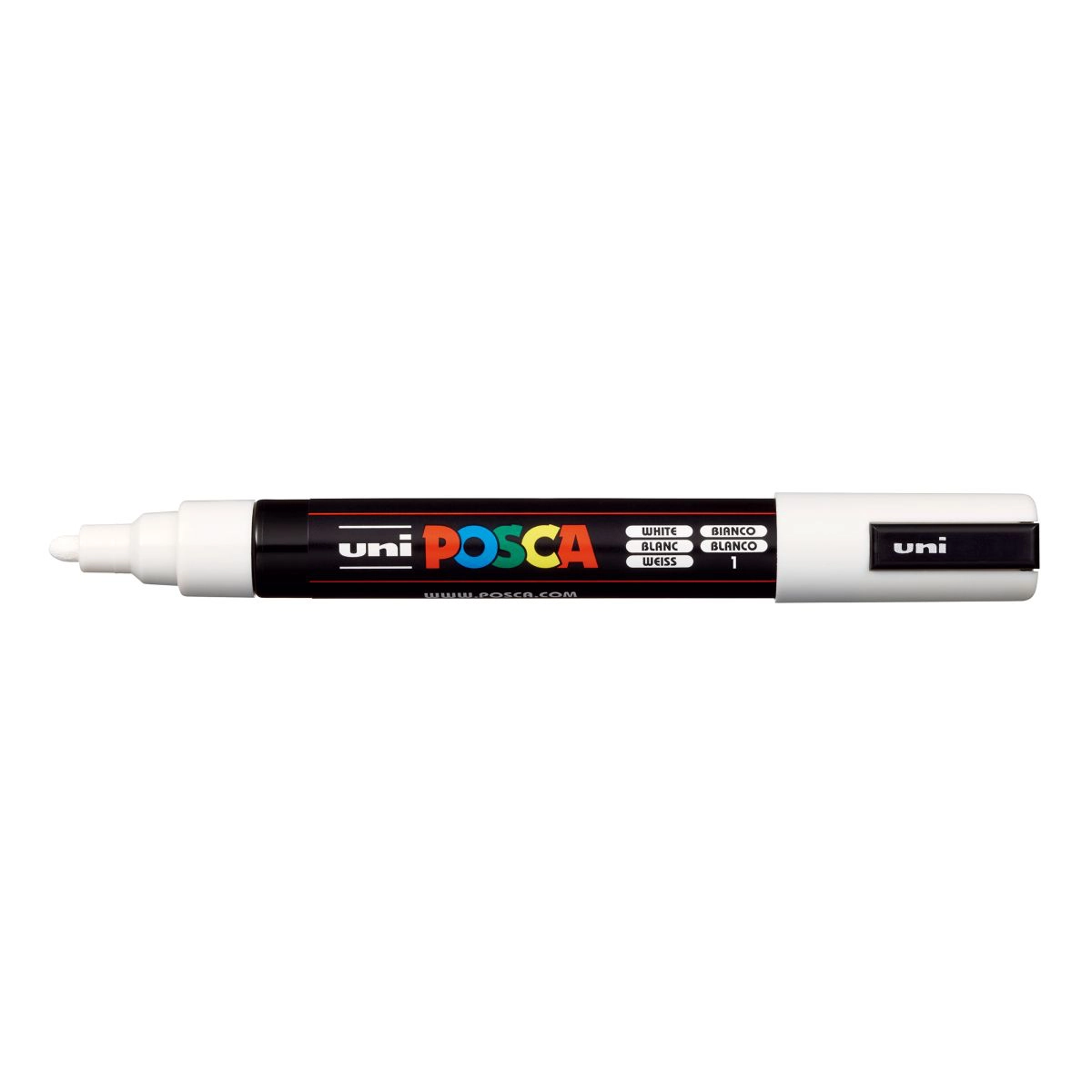 Caneta Posca PC-5M - Branco - Uni-Ball
