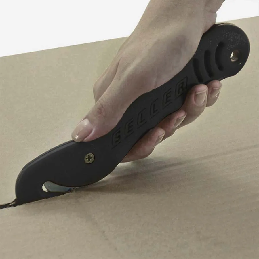 Estilete profissional bico de pato preto P1200 - Seller