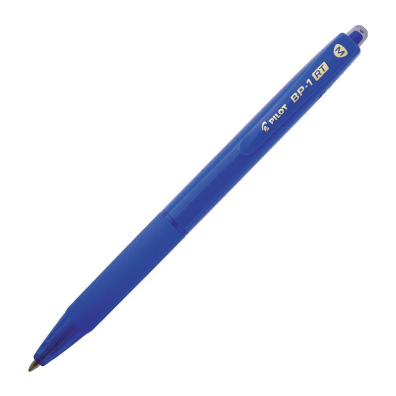 Caneta esferográfica retrátil 1.0 BP-1 RT grip azul - Pilot
