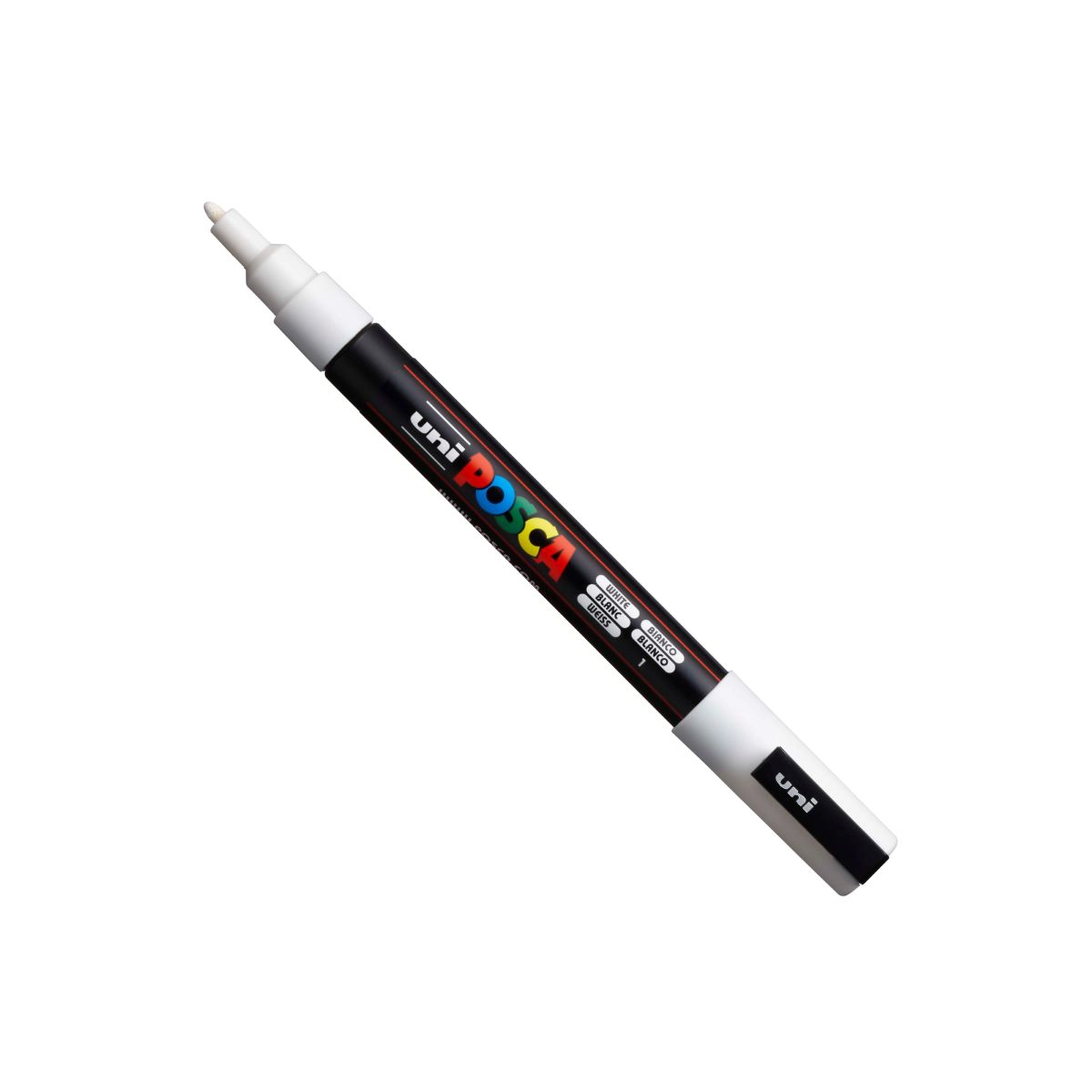 Caneta Posca Artists Collection NIBS Branco - estojo com 4 unidades - Uni-Ball
