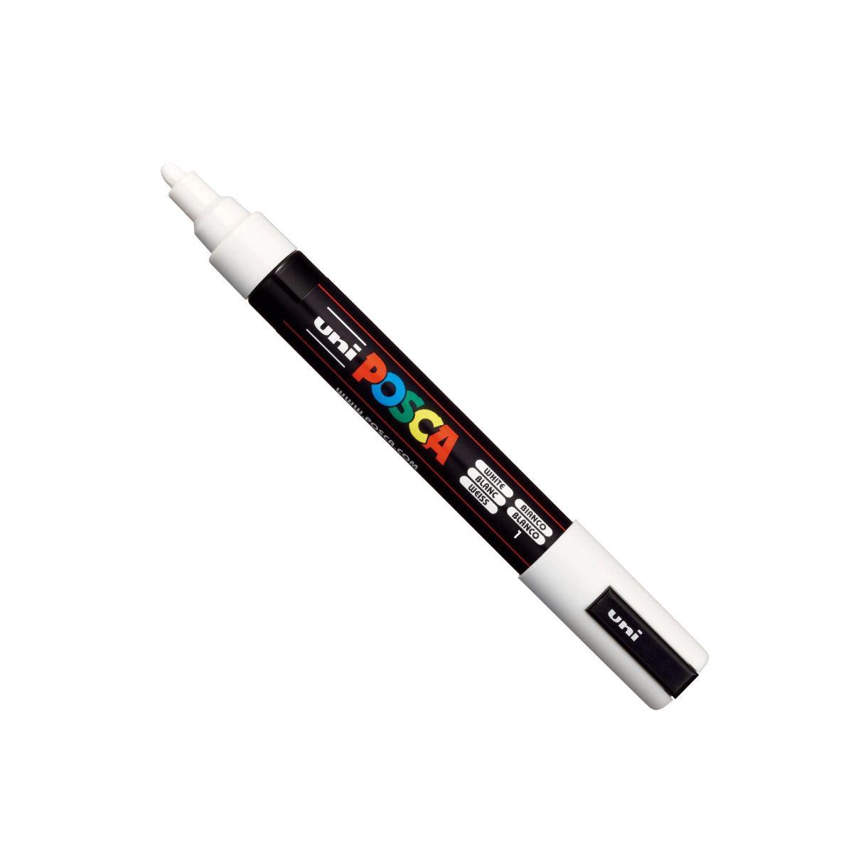 Caneta Posca Artists Collection NIBS Branco - estojo com 4 unidades - Uni-Ball