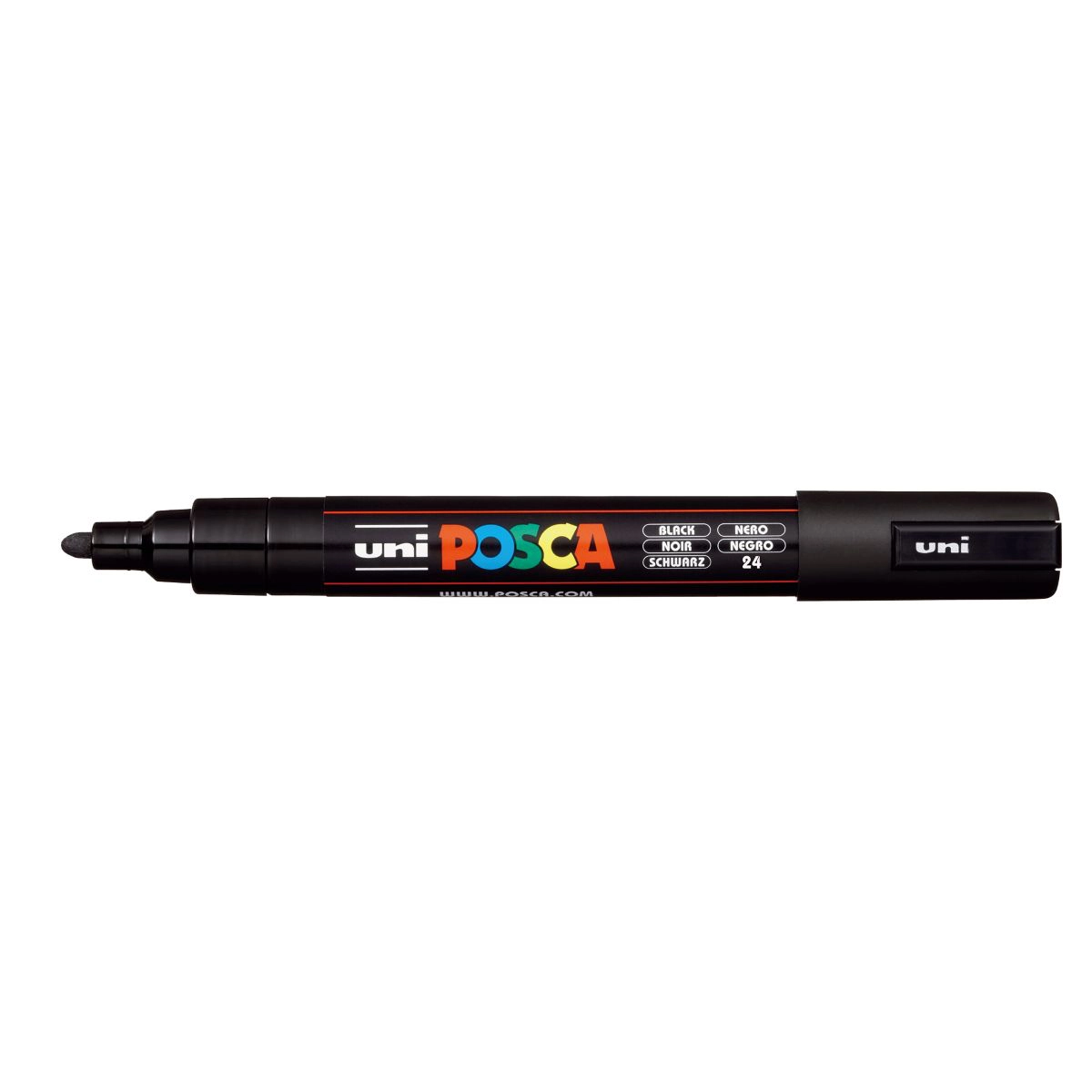 Caneta Posca Artists Collection NIBS Preto - estojo com 4 unidades - Uni-Ball