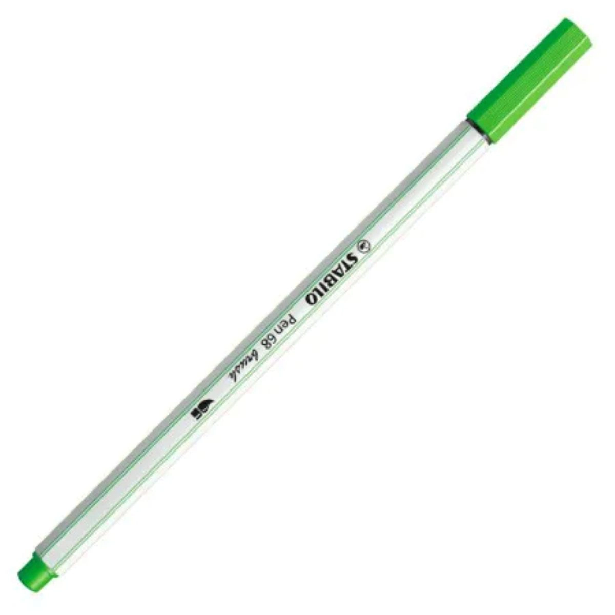 Caneta pincel Pen Brush Aquarelável 568/12 estojo com 12 unidades - Stabilo