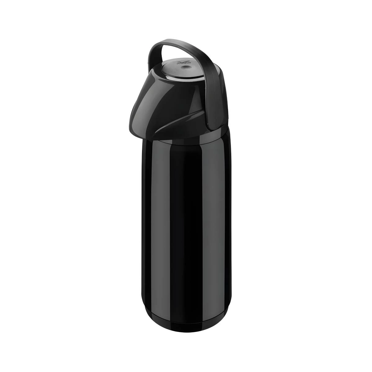 Garrafa térmica de pressão Air Slim polipropileno 1,8L Preta
